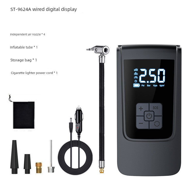 Basketball Electric Air Pump Electric Ball Tire Pump Volleyball and Football Air Pump Full of Self-Stop Vehicle Air Pump Air Pump
