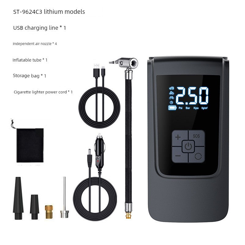 Basketball Electric Air Pump Electric Ball Tire Pump Volleyball and Football Air Pump Full of Self-Stop Vehicle Air Pump Air Pump