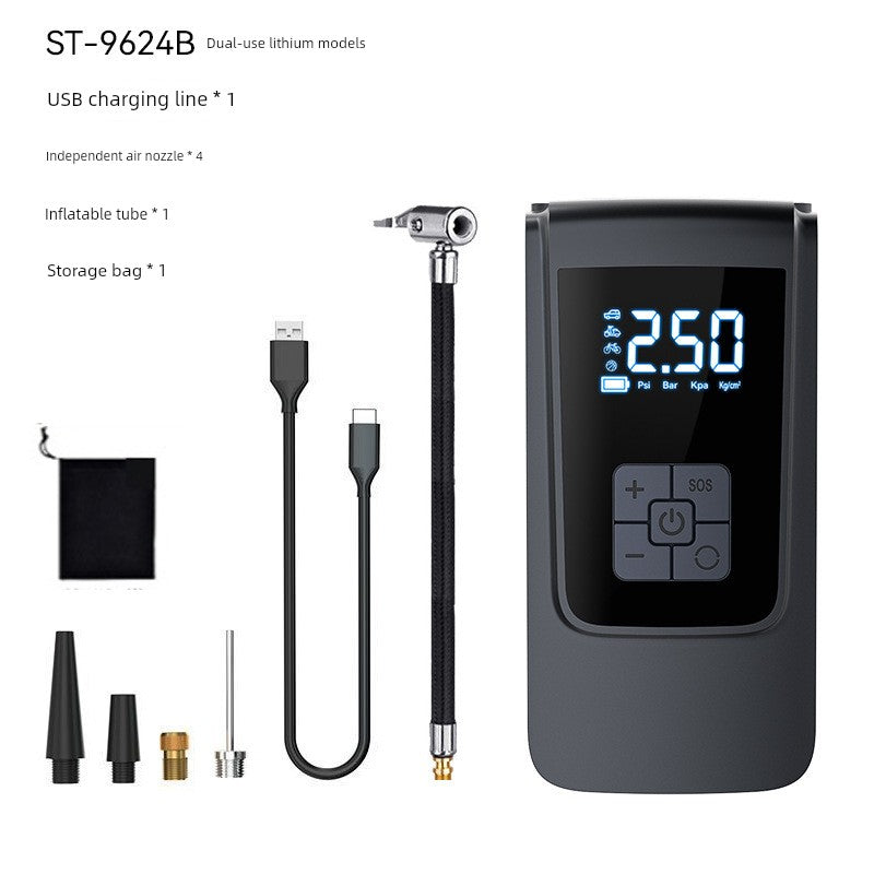 Basketball Electric Air Pump Electric Ball Tire Pump Volleyball and Football Air Pump Full of Self-Stop Vehicle Air Pump Air Pump